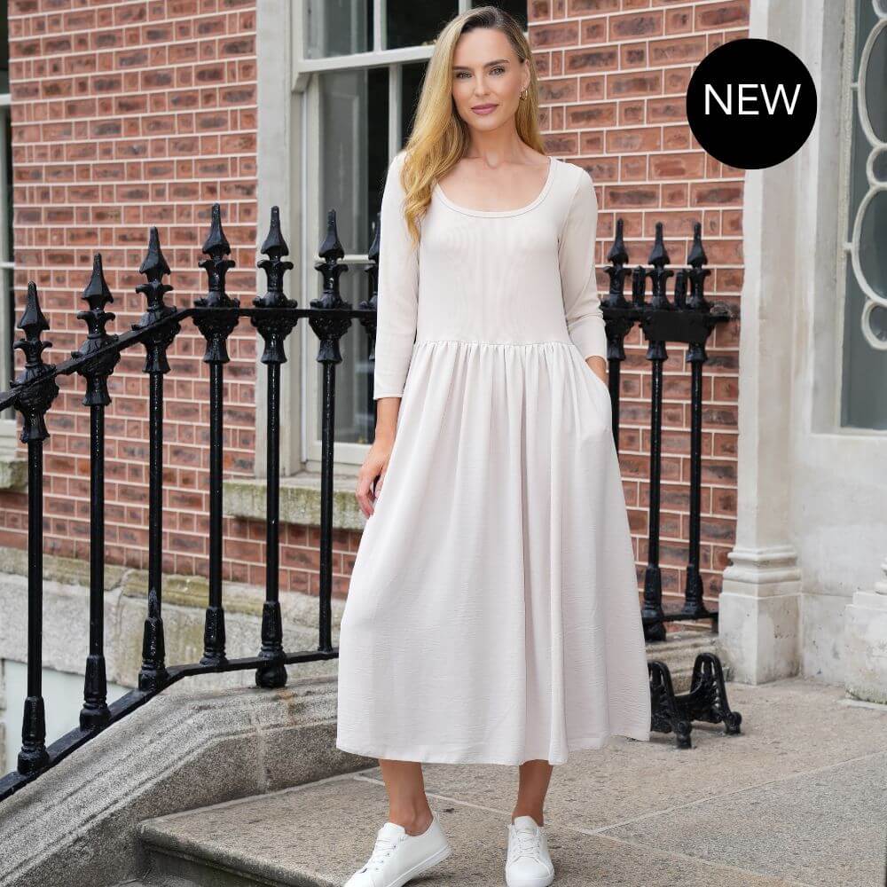 Jackie Dress (Cream) - Image 9
