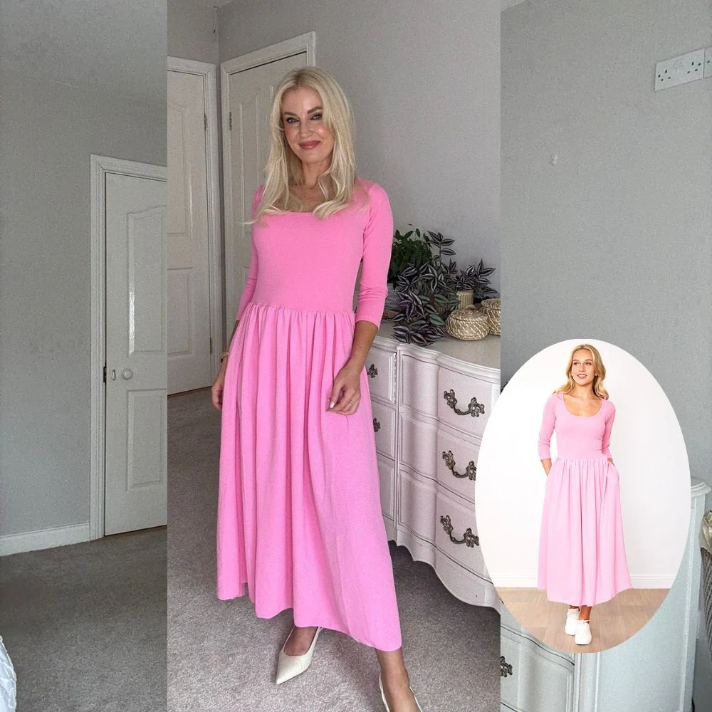 Jackie Dress (Pink) - Image 11