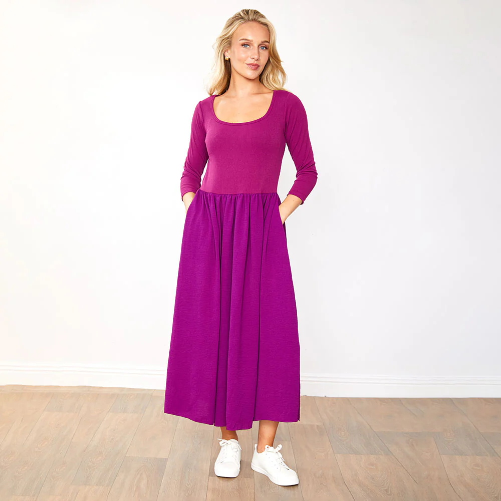 Jackie Dress (Wine) - Image 5