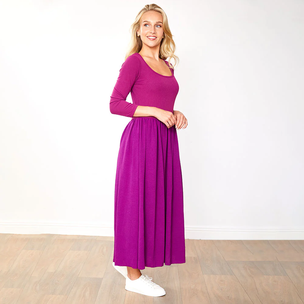 Jackie Dress (Wine) - Image 6