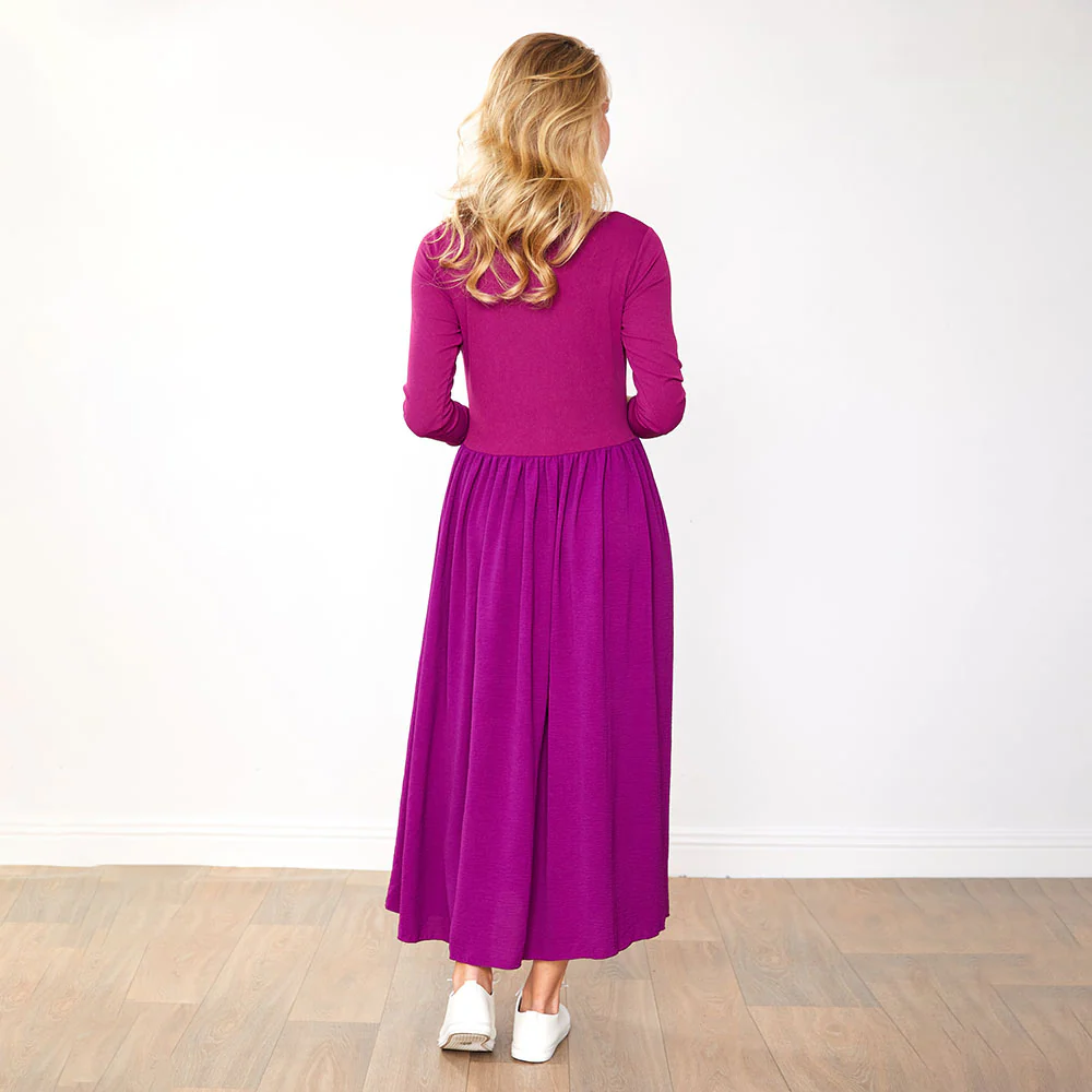Jackie Dress (Wine) - Image 8