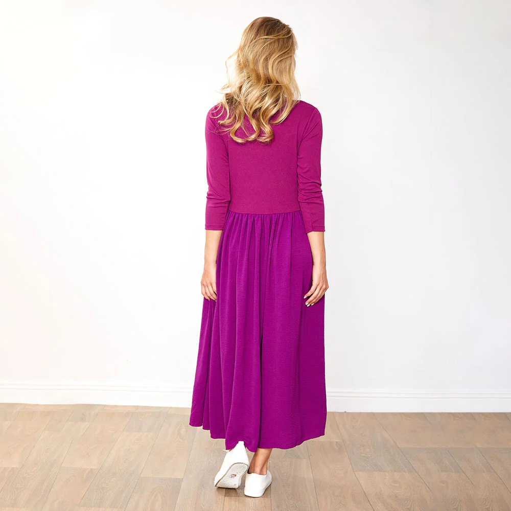 Jackie Dress (Wine) - Image 9