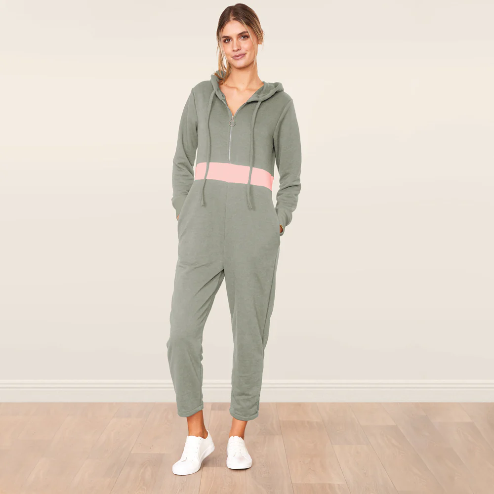 Jackie Jumpsuit (Khaki) - Image 3