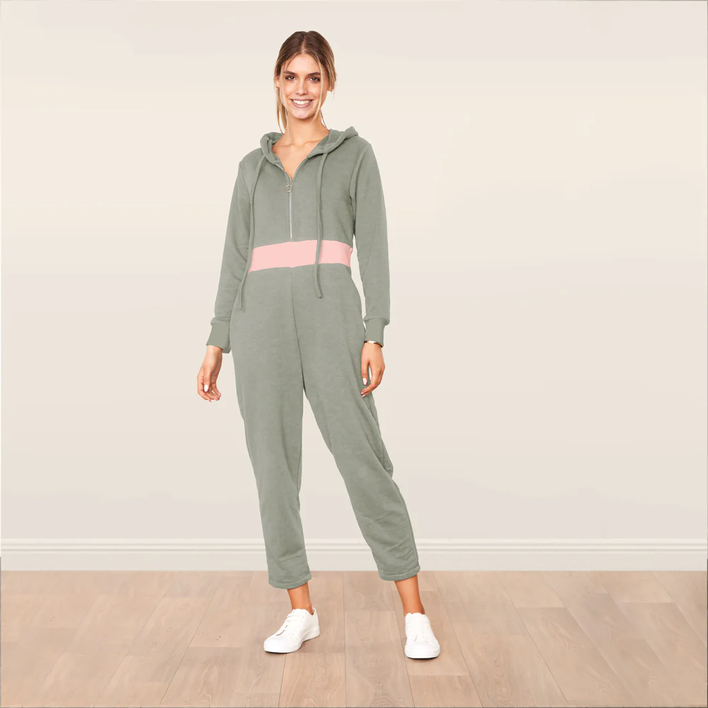 Jackie Jumpsuit (Khaki) - Image 4