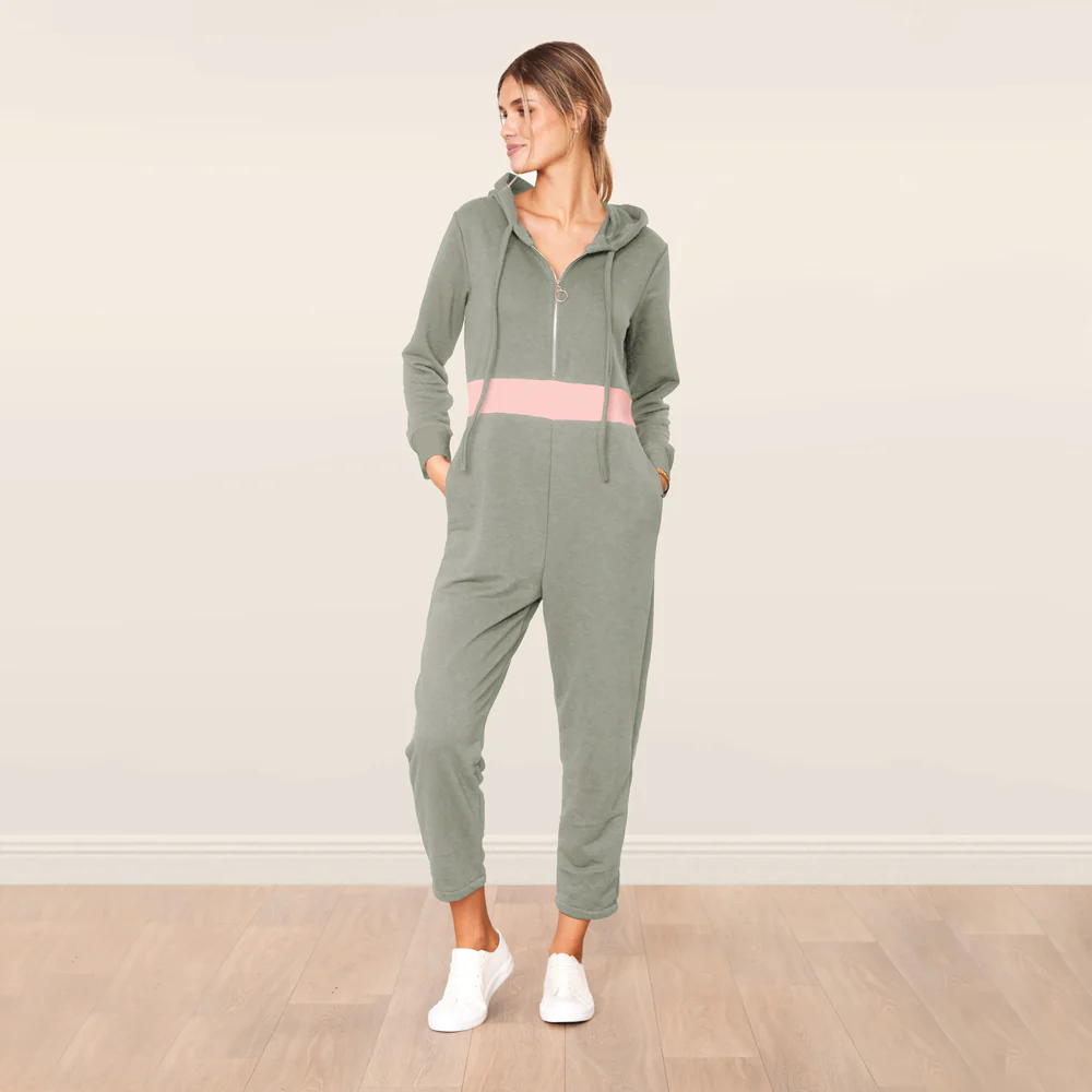 Jackie Jumpsuit (Khaki) - Image 5