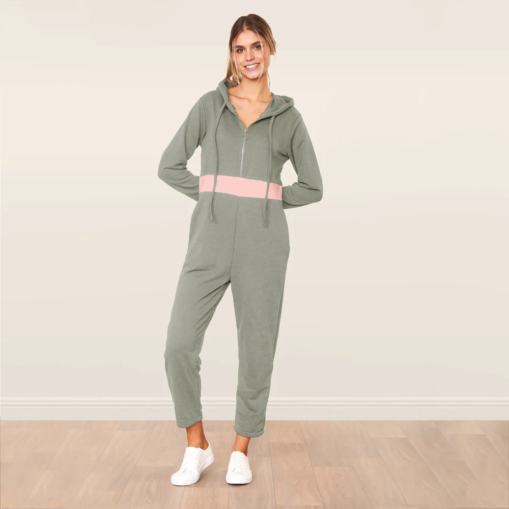 Jackie Jumpsuit (Khaki) - Image 6