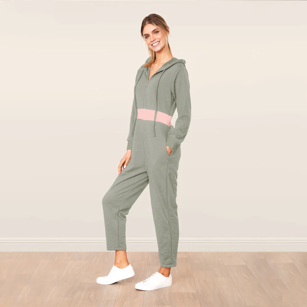 Jackie Jumpsuit (Khaki) - Image 8