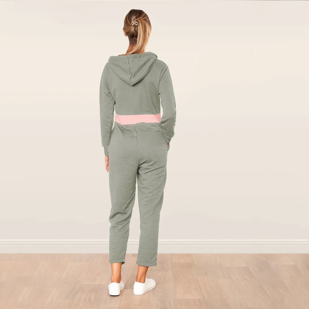 Jackie Jumpsuit (Khaki) - Image 9