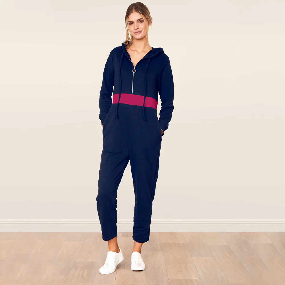 Jackie Jumpsuit (Navy) - Image 3