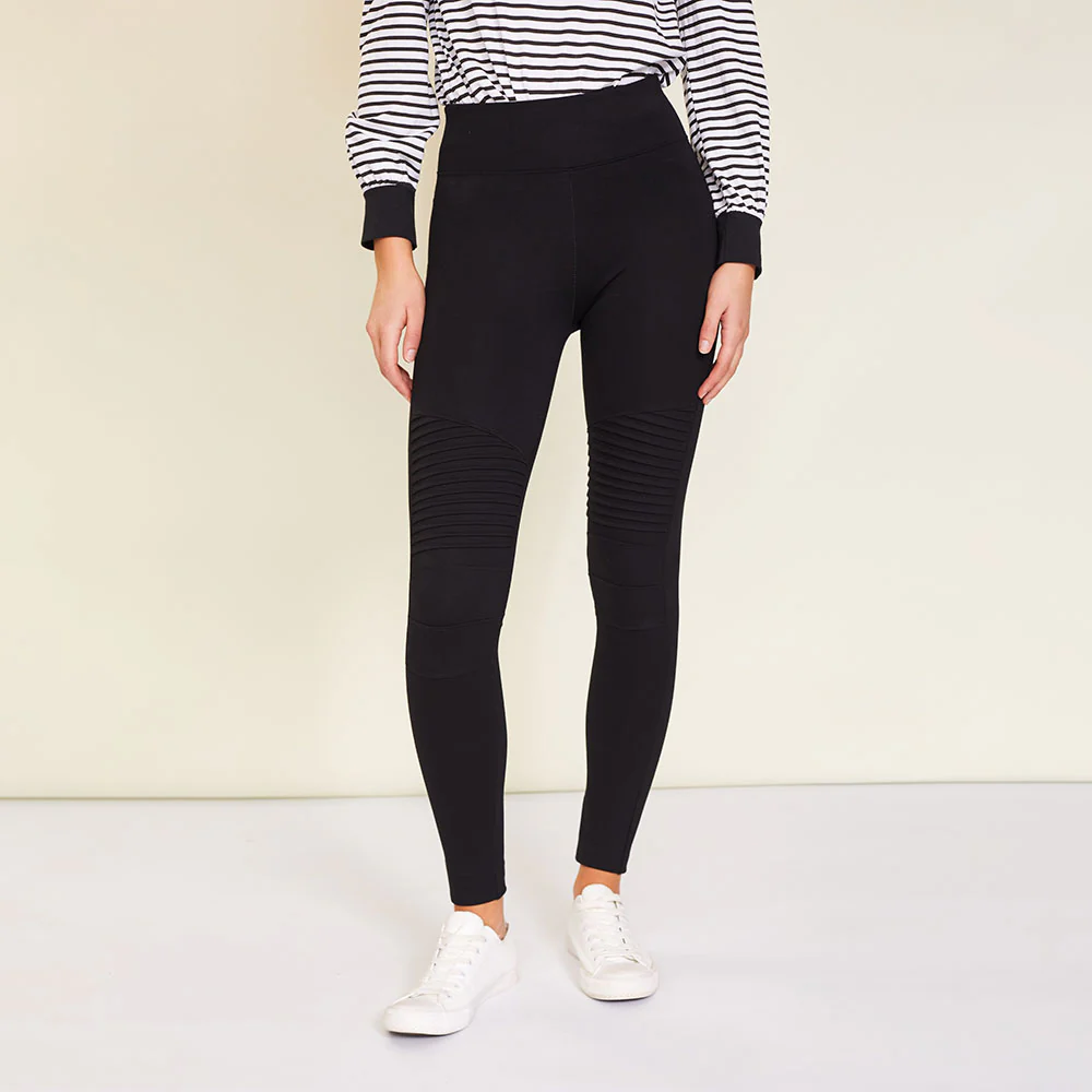 Jade Biker Spandex Legging (Black) - Image 12