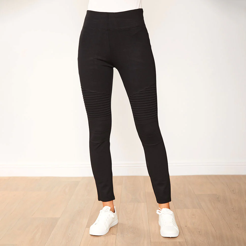 Jade Biker Spandex Legging (Black) - Image 14