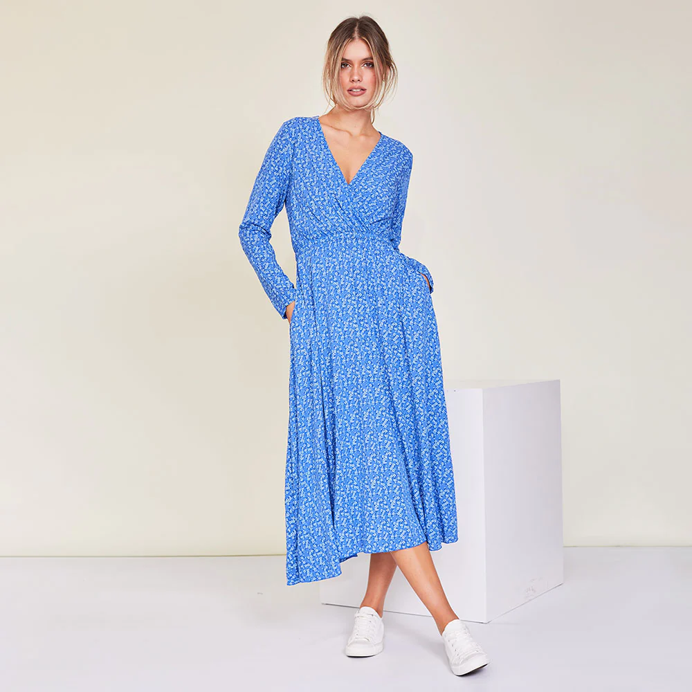 Jenna Dress (Blue)