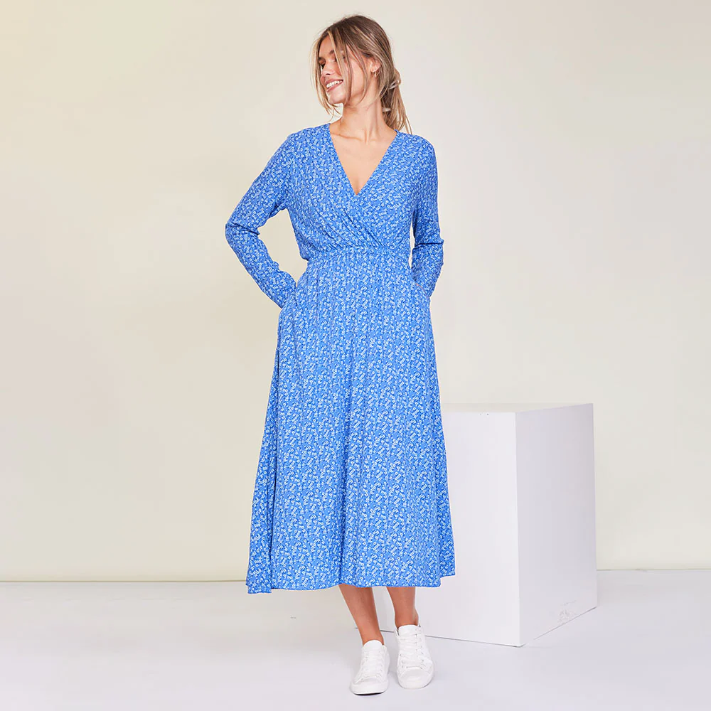 Jenna Dress (Blue) - Image 3