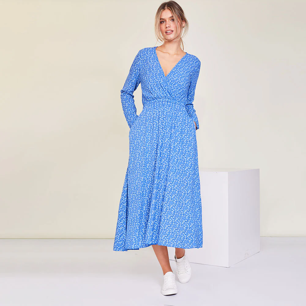 Jenna Dress (Blue) - Image 5