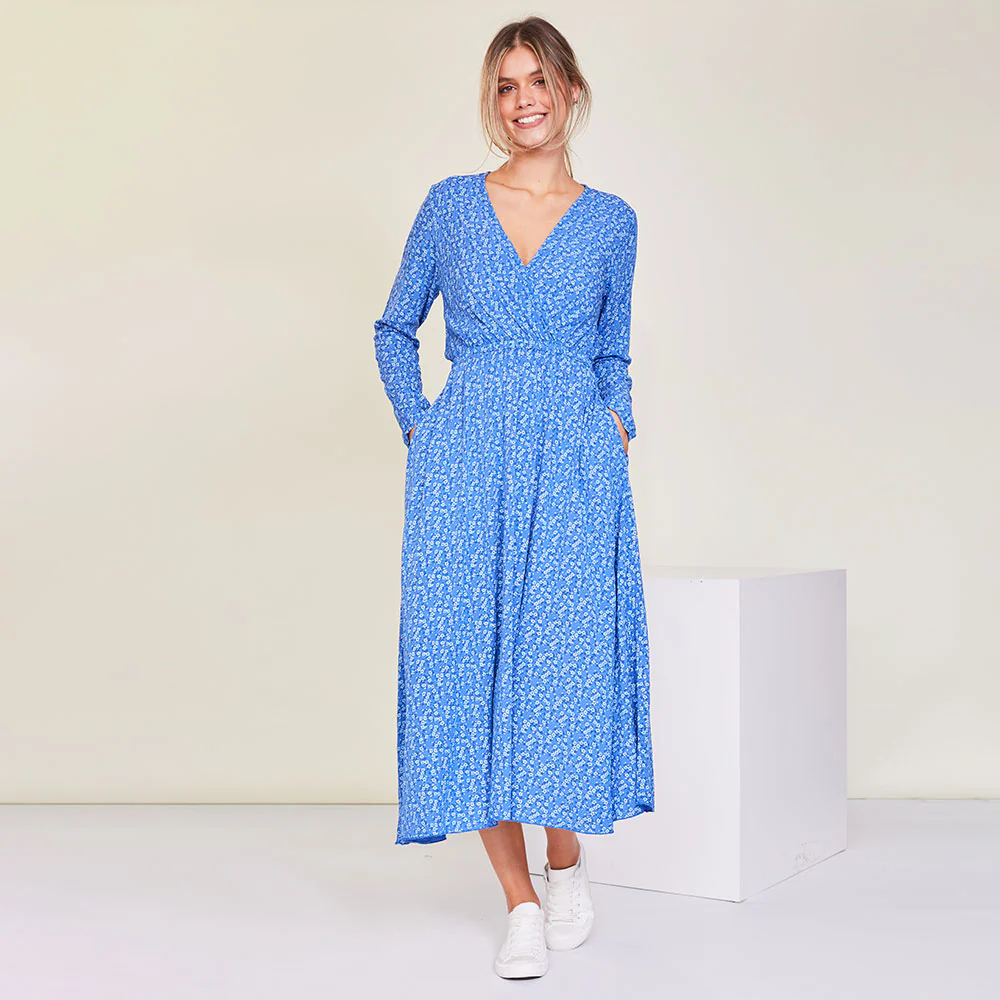 Jenna Dress (Blue) - Image 6