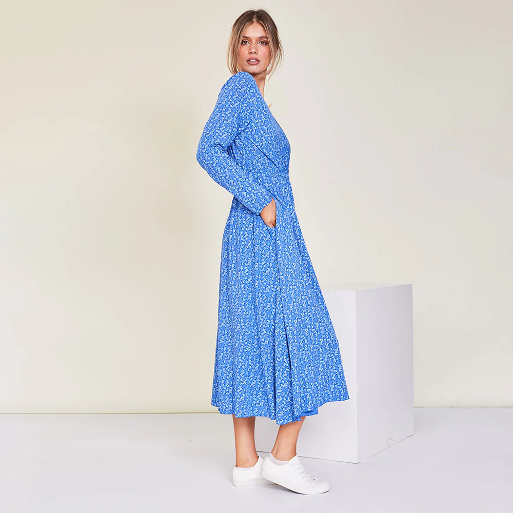 Jenna Dress (Blue) - Image 8
