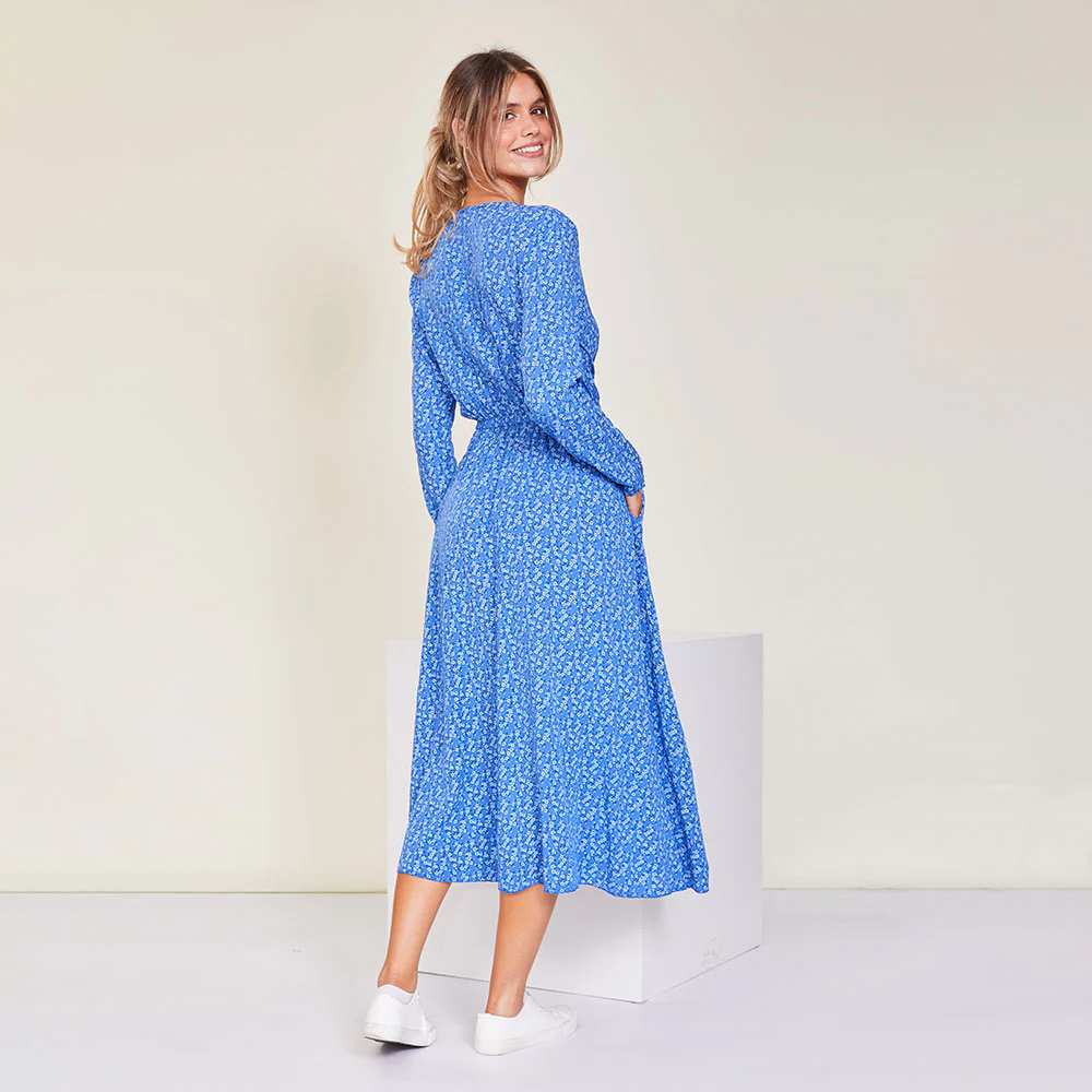 Jenna Dress (Blue) - Image 9