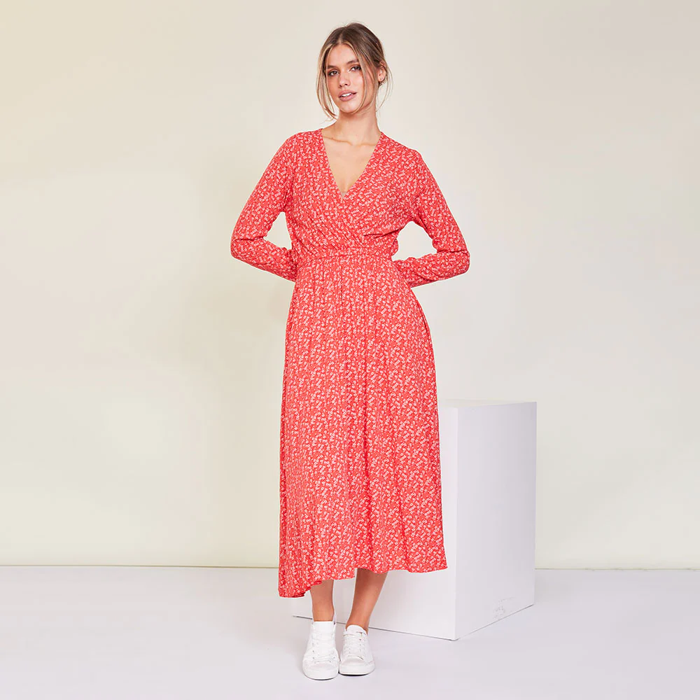 Jenna Dress (Red) - Image 2