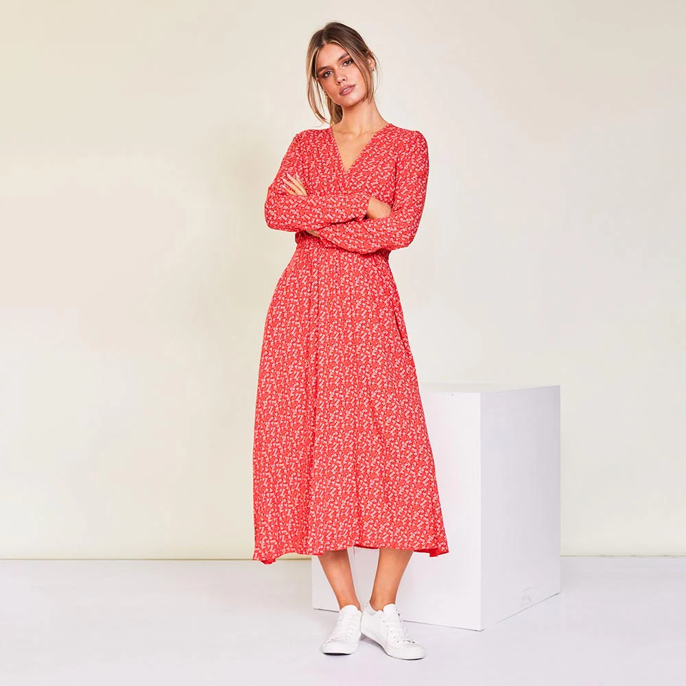 Jenna Dress (Red) - Image 4