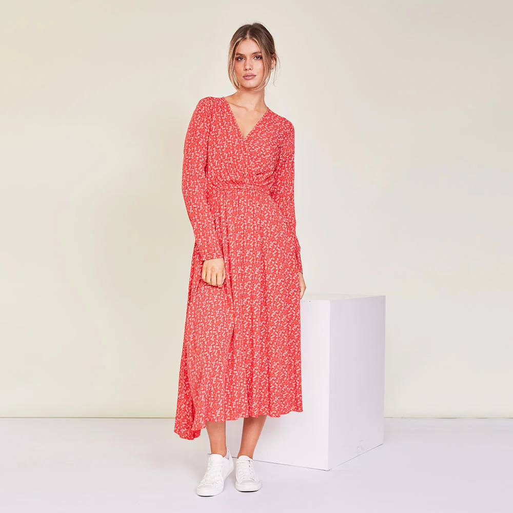 Jenna Dress (Red) - Image 5