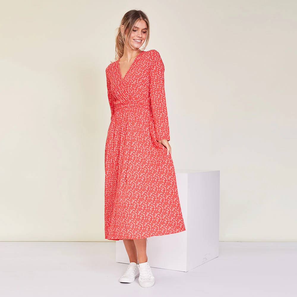 Jenna Dress (Red) - Image 6