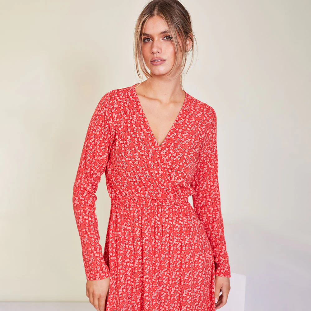 Jenna Dress (Red) - Image 8