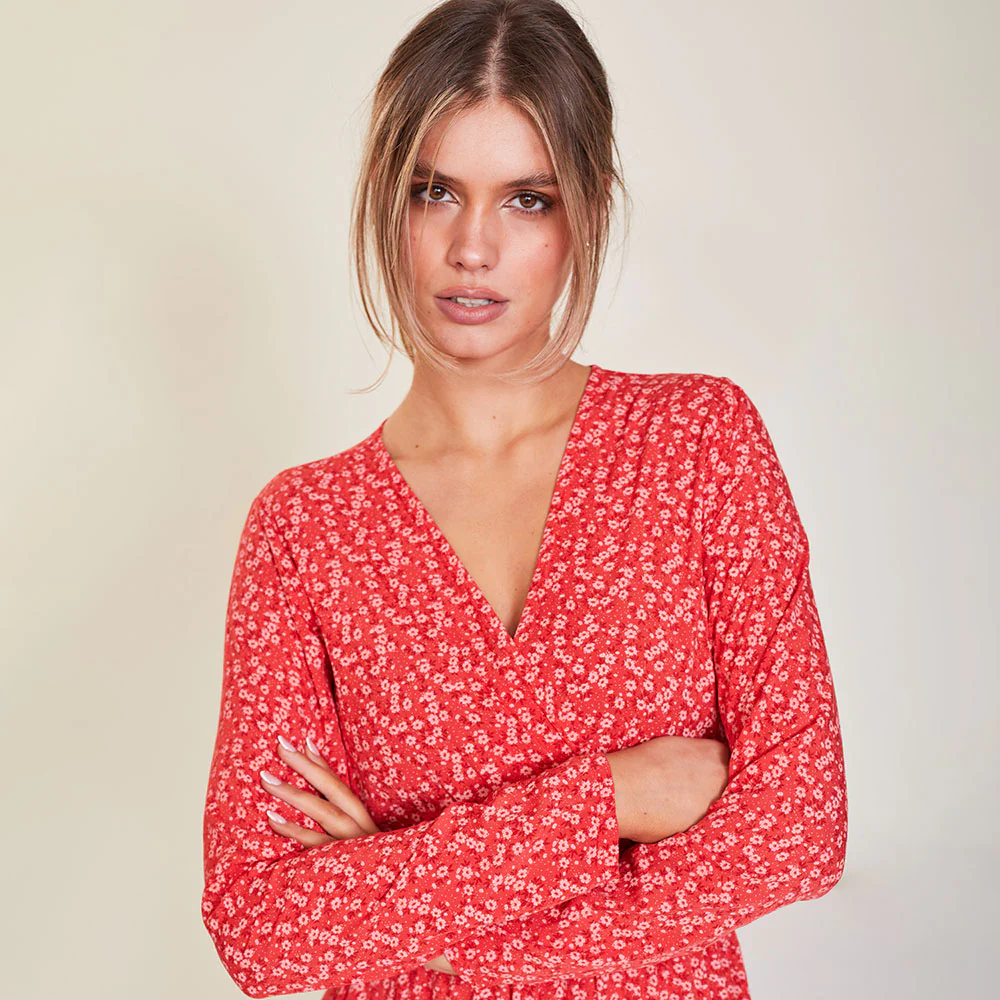 Jenna Dress (Red) - Image 9