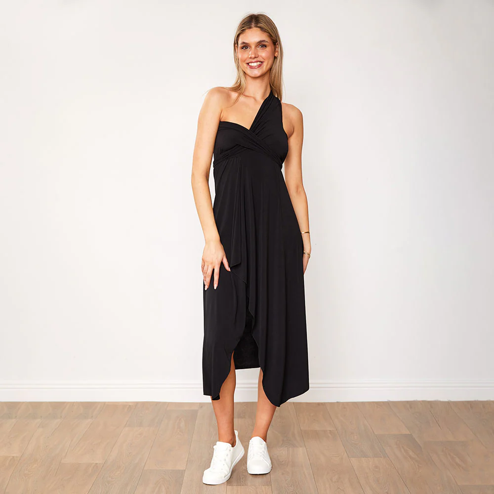 Jenna Multiway Dress (Black) - Image 11