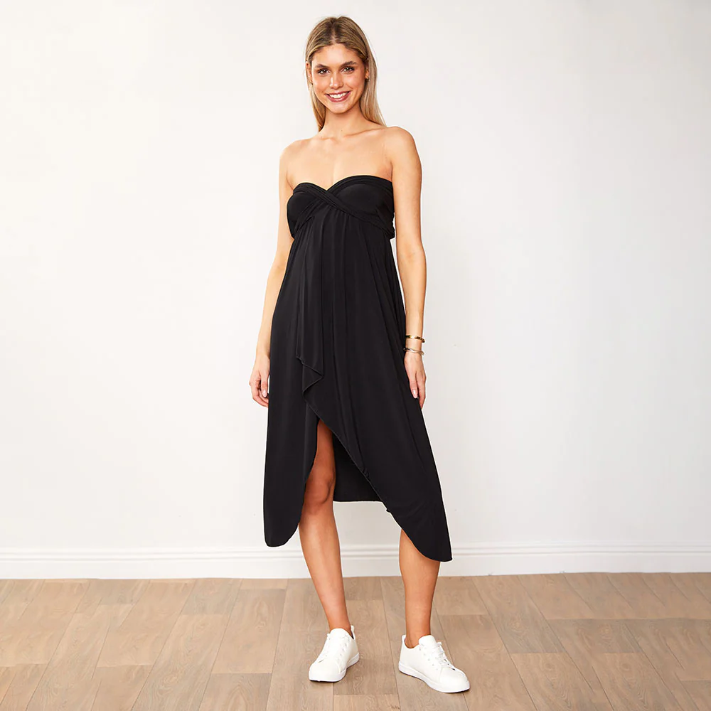 Jenna Multiway Dress (Black) - Image 2