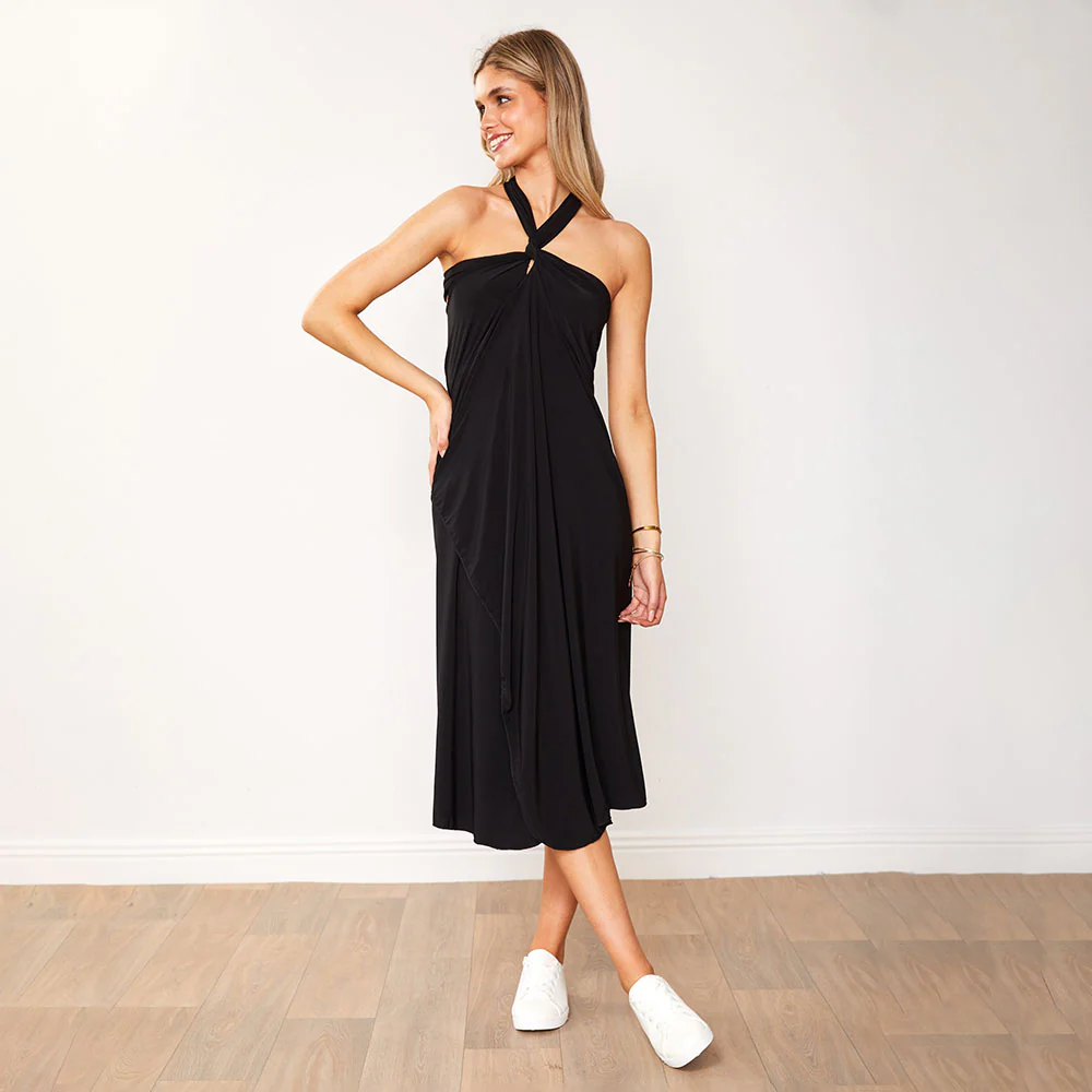 Jenna Multiway Dress (Black) - Image 3
