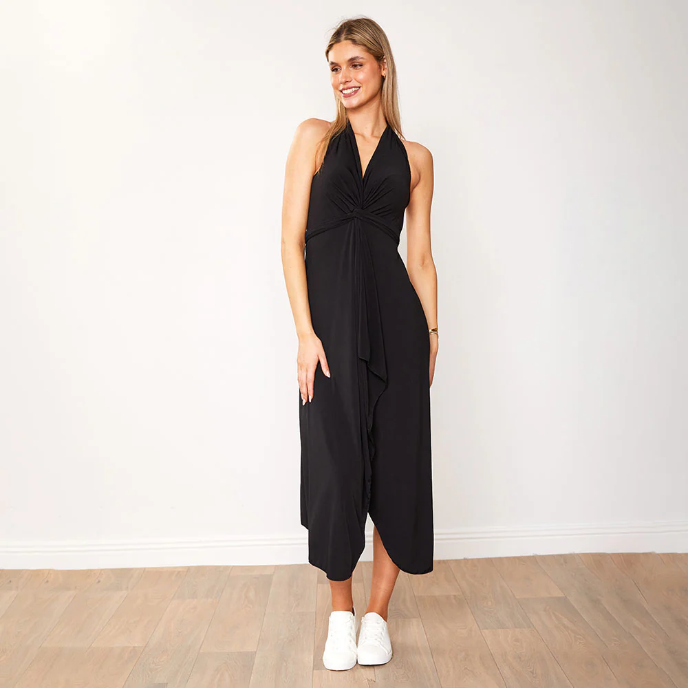 Jenna Multiway Dress (Black) - Image 7