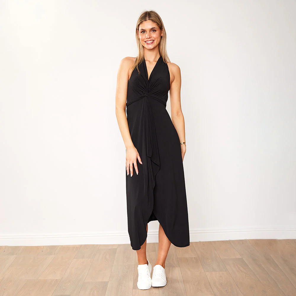 Jenna Multiway Dress (Black) - Image 8