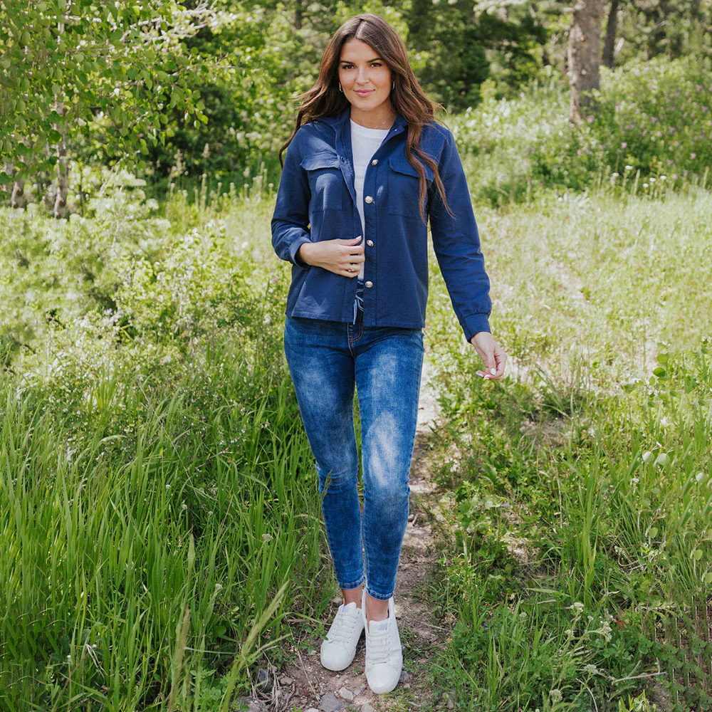 Jenny Top (Navy) - Image 2