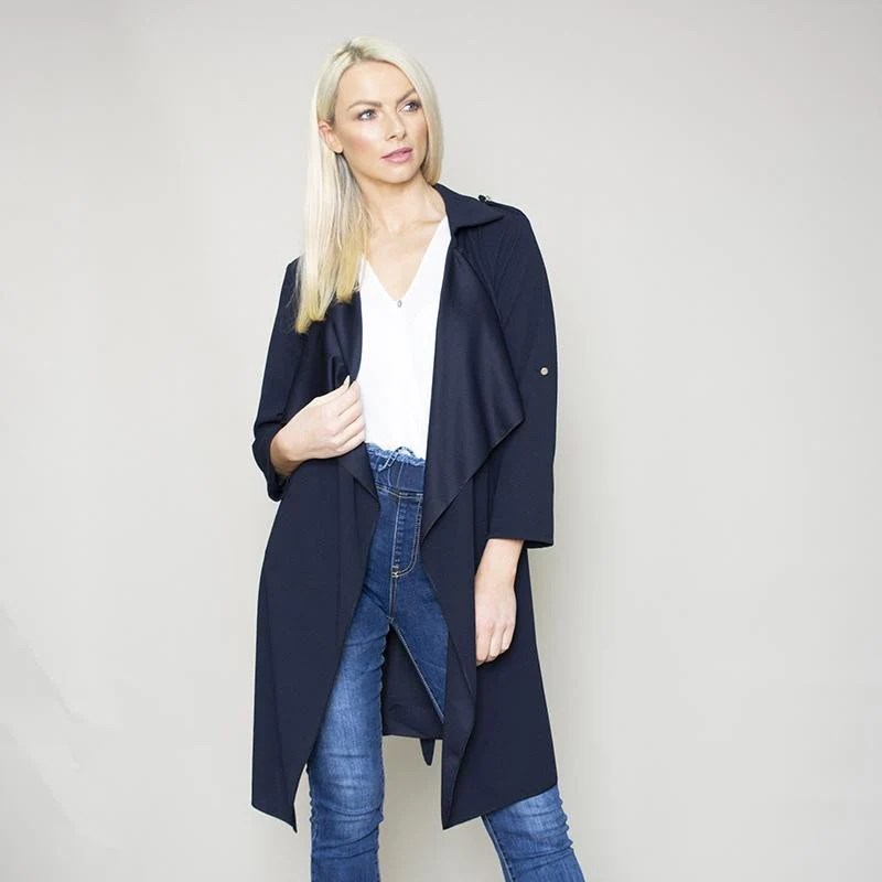 Jenny Waterfall Cardigan (Navy)