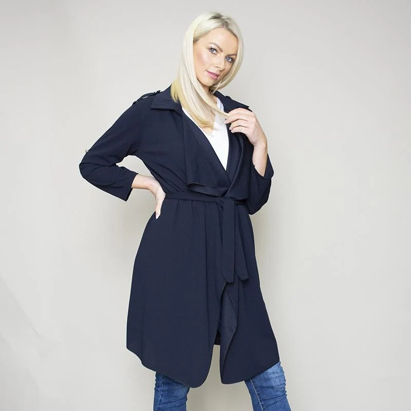 Jenny Waterfall Cardigan (Navy) - Image 10