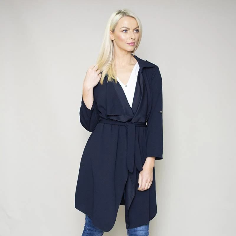 Jenny Waterfall Cardigan (Navy) - Image 2