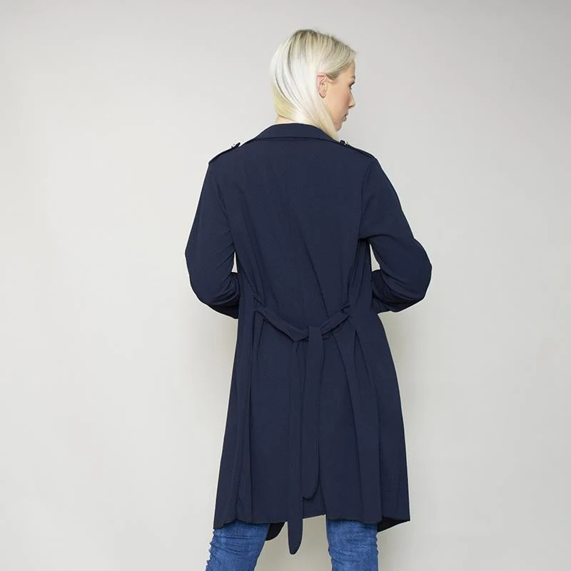 Jenny Waterfall Cardigan (Navy) - Image 8