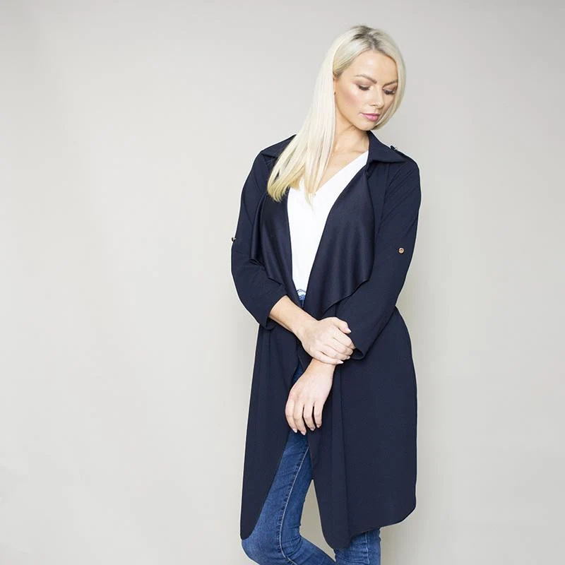 Jenny Waterfall Cardigan (Navy) - Image 9