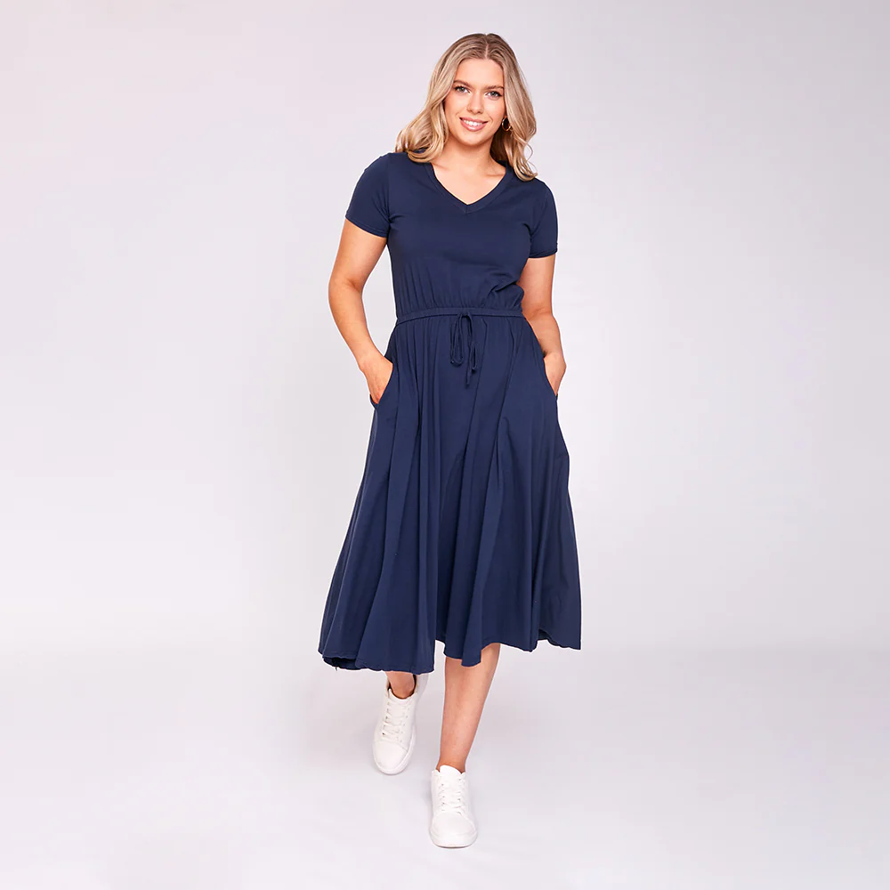 Jessica Dress (Navy) - Image 2