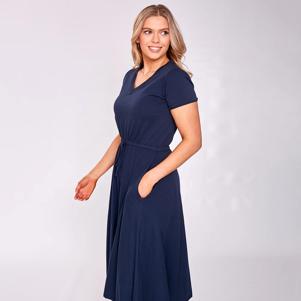 Jessica Dress (Navy) - Image 5