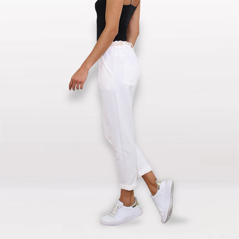Jessica Jogger Trousers White - Image 2