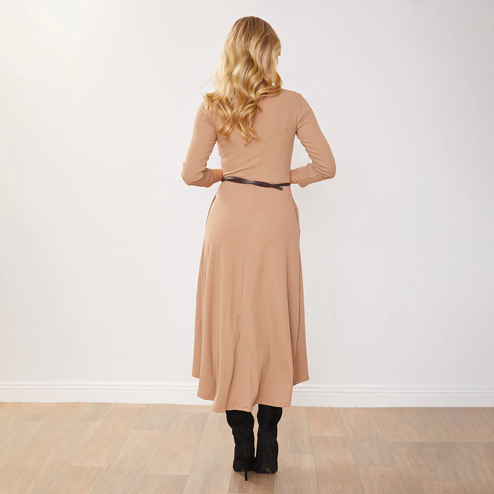 Jessie Dress (Tan) - Image 21
