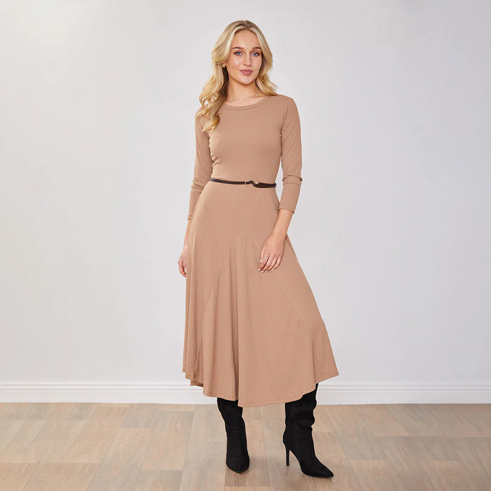 Jessie Dress (Tan) - Image 5