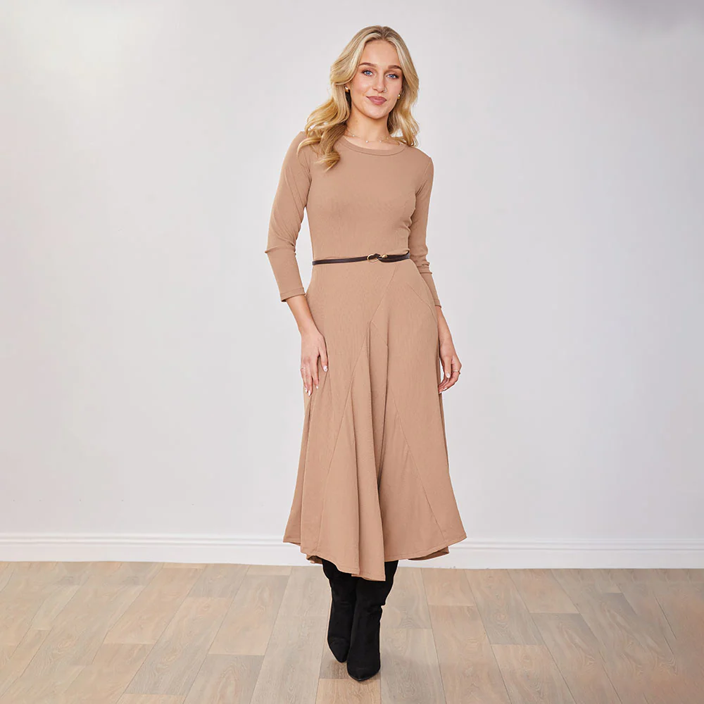 Jessie Dress (Tan) - Image 8