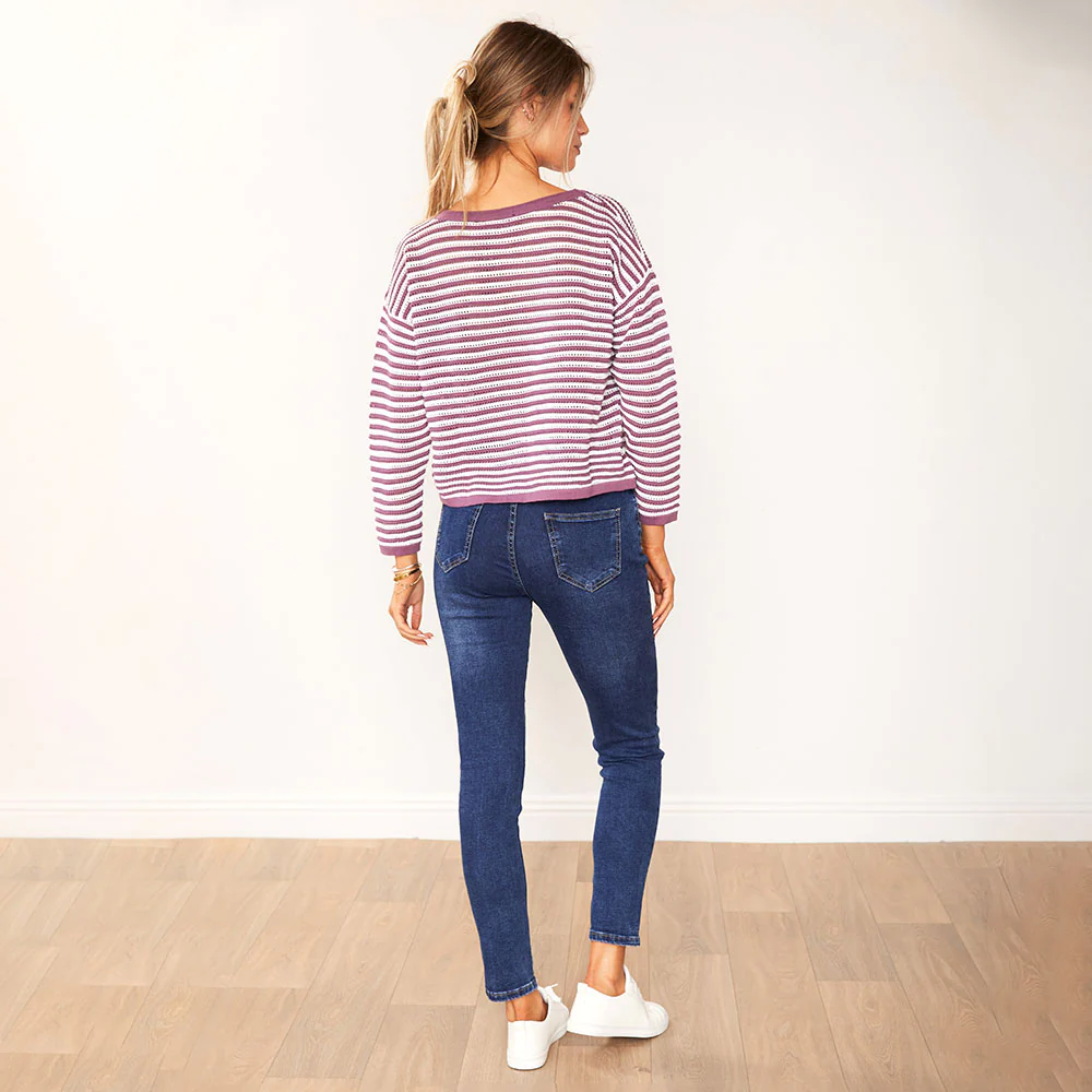 Jill Jumper (Lilac Stripe) - Image 14