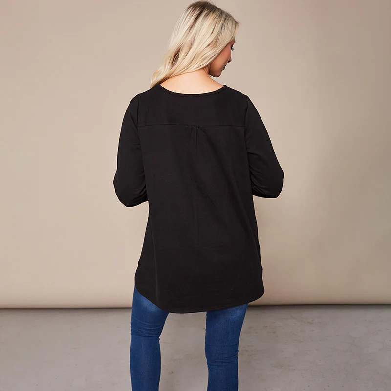 Joanne Knot Jumper Black - Image 19