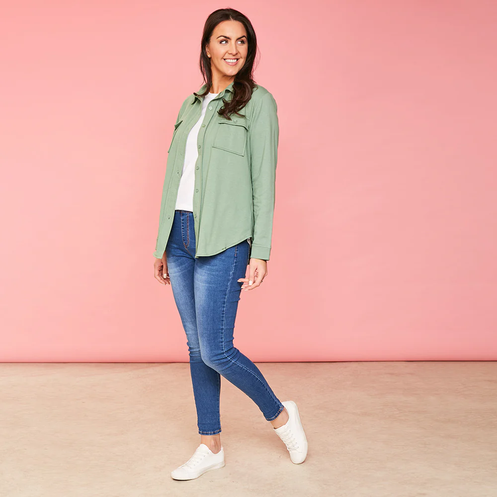 Jodie Jersey Shirt (Mint) - Image 7
