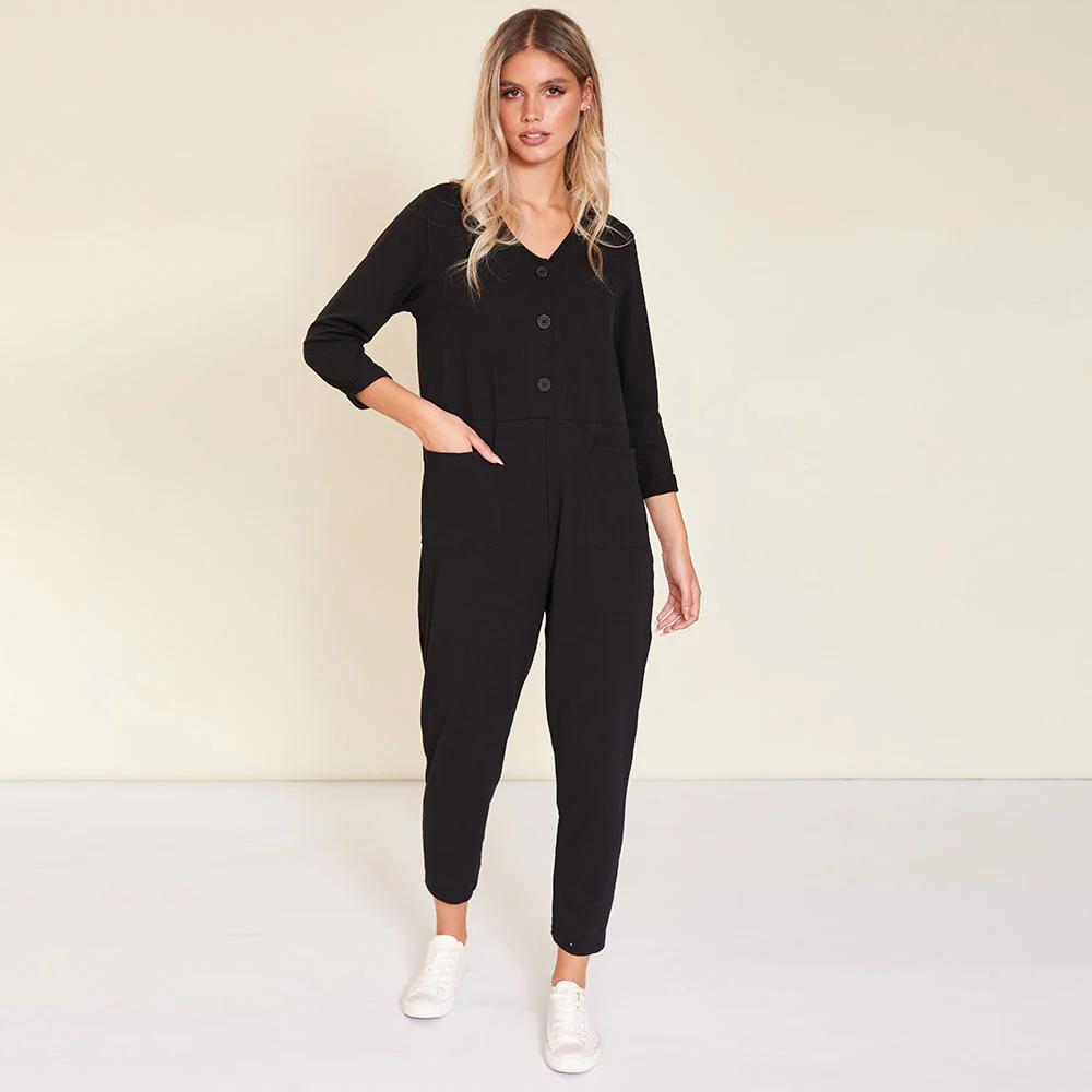 Jodie Jumpsuit (Black) - Image 3