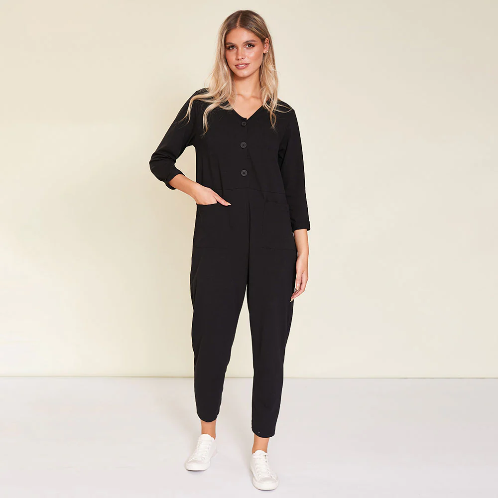 Jodie Jumpsuit (Black) - Image 4