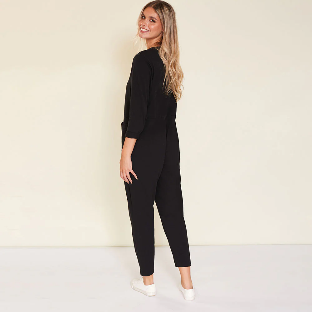 Jodie Jumpsuit (Black) - Image 8